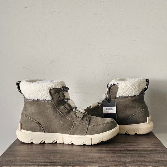 Sorel Women's Explorer Next Carnival WP Size 8 Stone Green #2058891 NEW - Picture 3 of 9